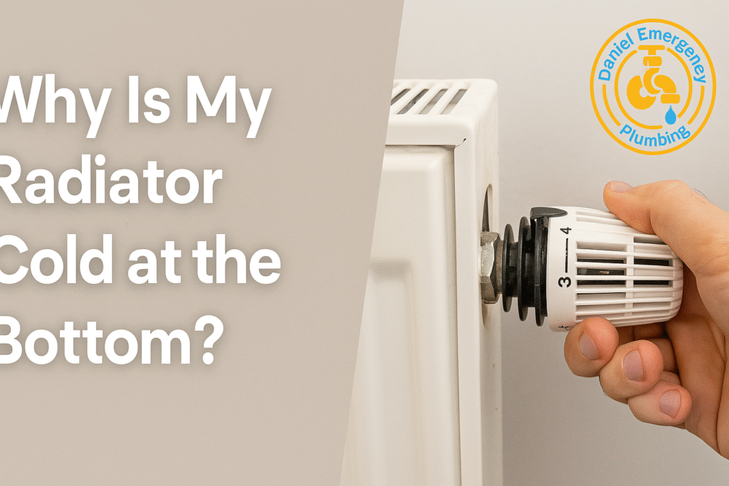 Radiator temperature issue explained visually.